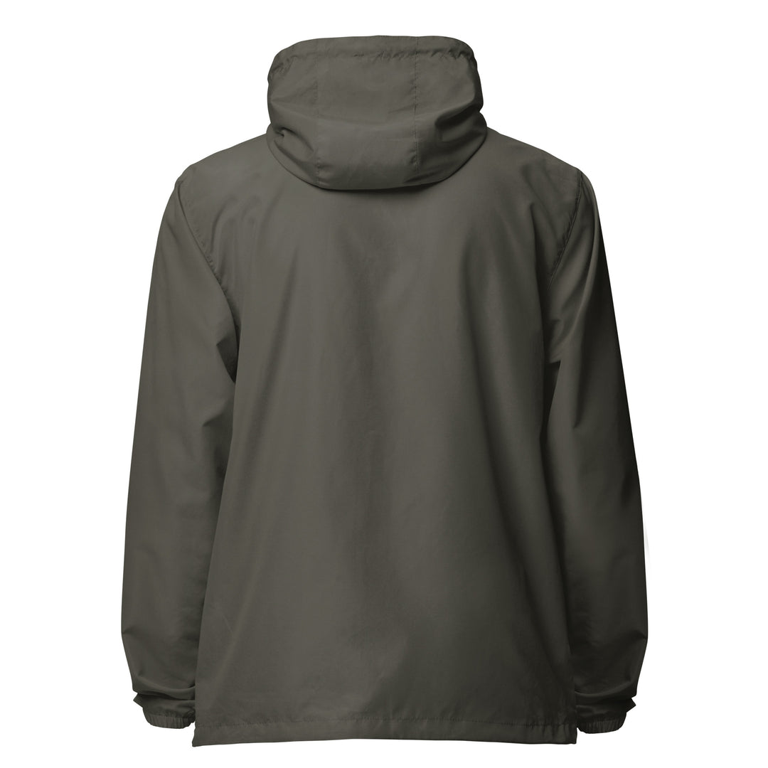Men lightweight zip up windbreaker - Palestine Flag, Lightweight Zip Up Windbreaker Graphite