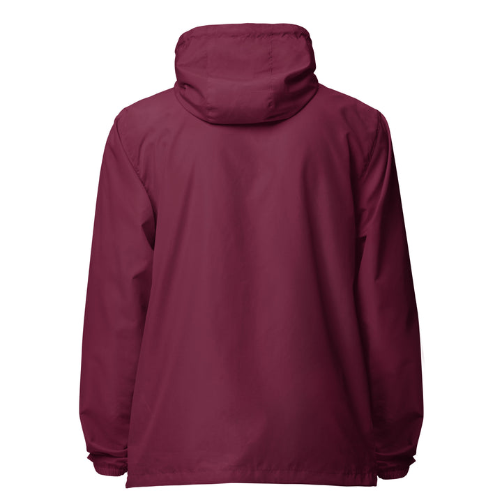 Men lightweight zip up windbreaker - Palestine Flag, Lightweight Zip Up Windbreaker Maroon