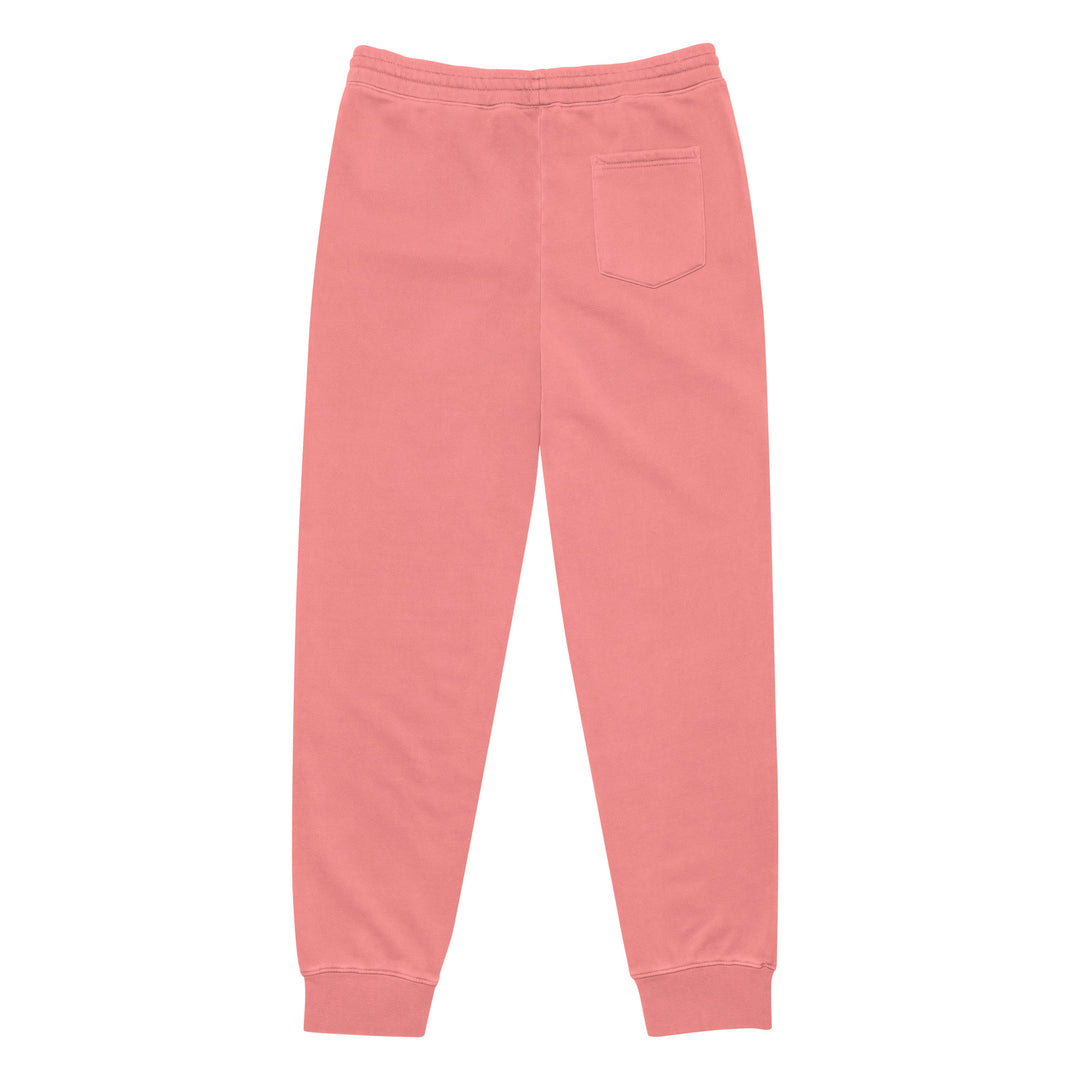 Men pigment-dyed sweatpants - Palestine Flag, Pigment Dyed Sweatpants Pigment Pink