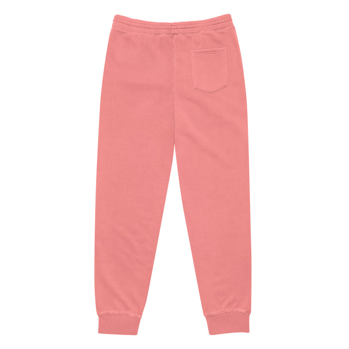 Men pigment-dyed sweatpants - Palestine Flag, Pigment Dyed Sweatpants Pigment Pink