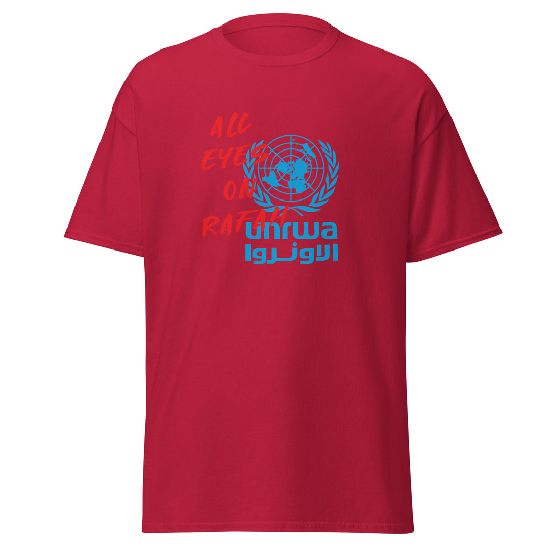 Men’s Classic Tee - All Eyes on Rafah, Cardinal