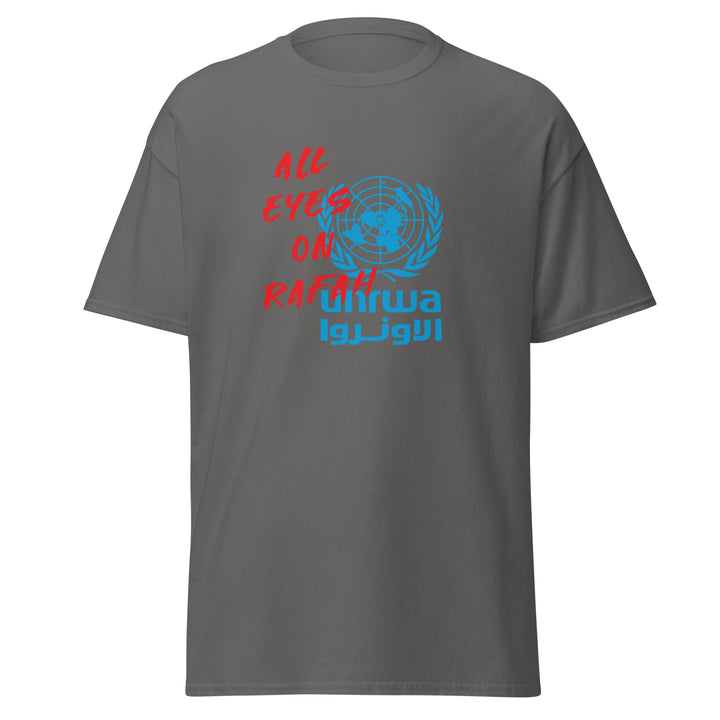 Men’s Classic Tee - All Eyes on Rafah, Charcoal