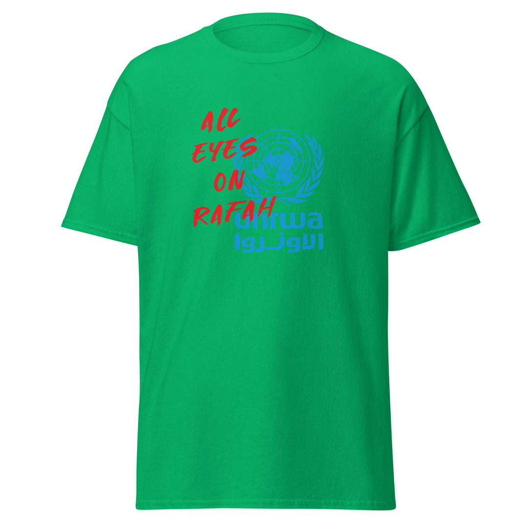 Men’s Classic Tee - All Eyes on Rafah, Irish Green