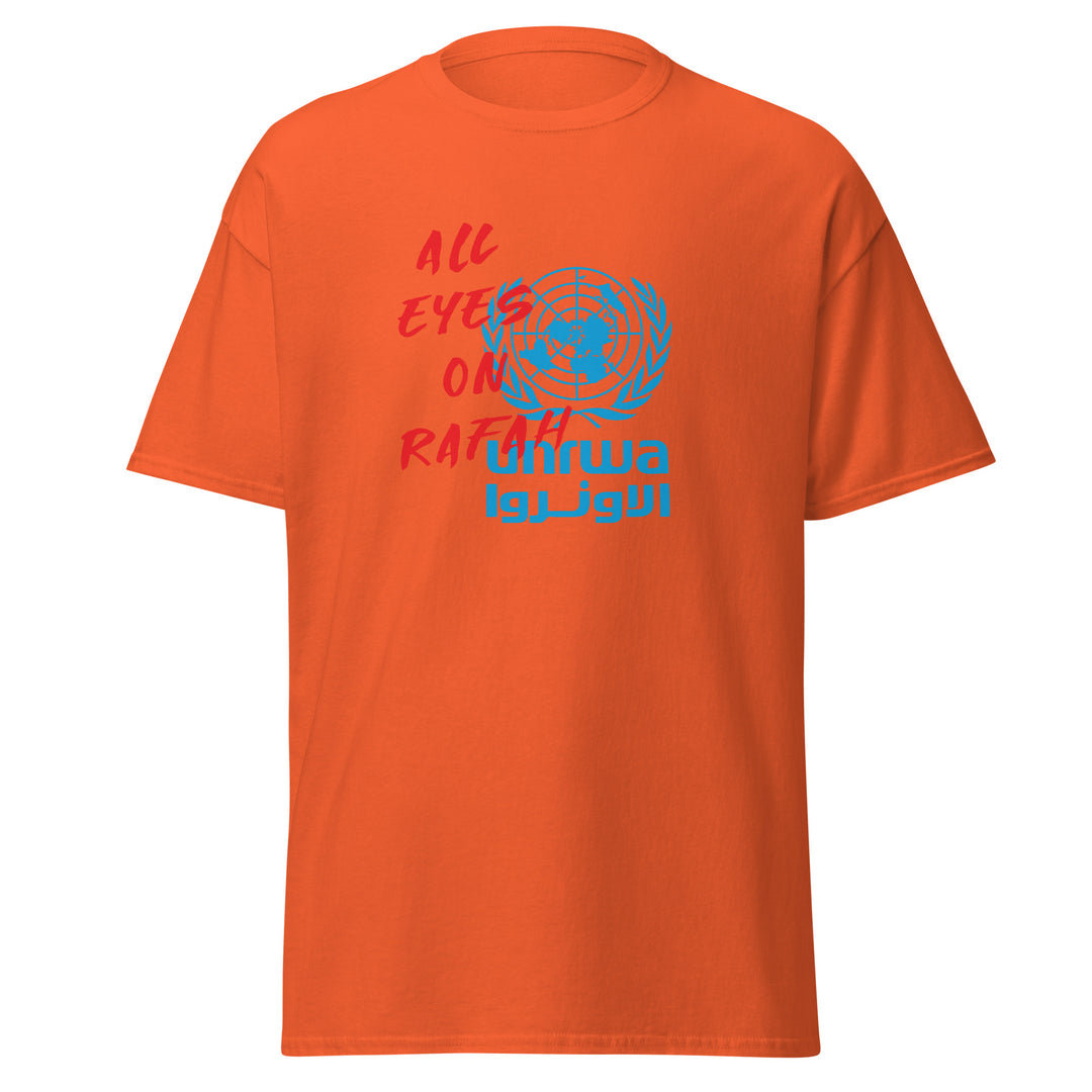 Men’s Classic Tee - All Eyes on Rafah, Orange