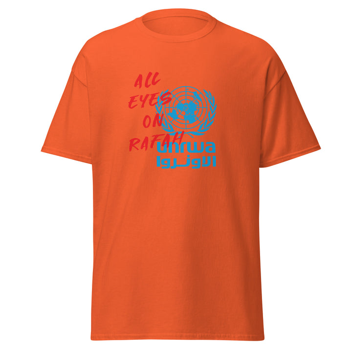 Men’s Classic Tee - All Eyes on Rafah, Orange