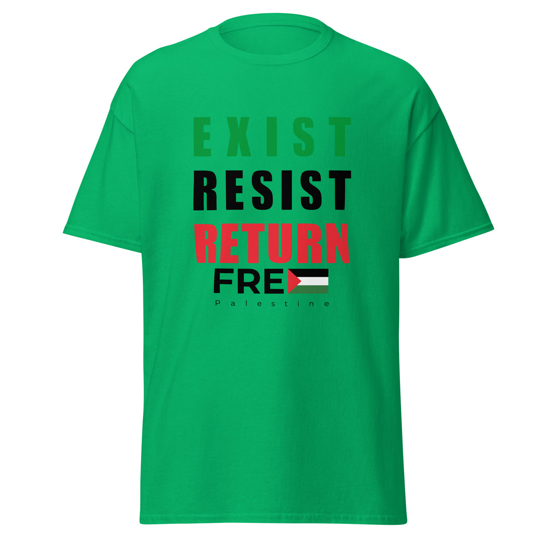 Men’s Classic Tee - Exist. Resist. Return., Irish Green