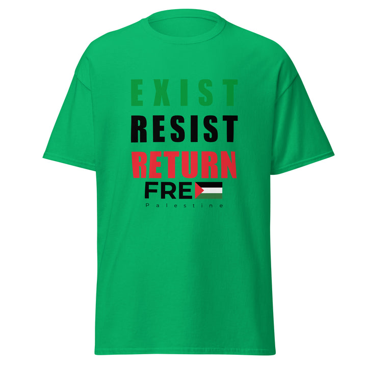 Men’s Classic Tee - Exist. Resist. Return., Irish Green