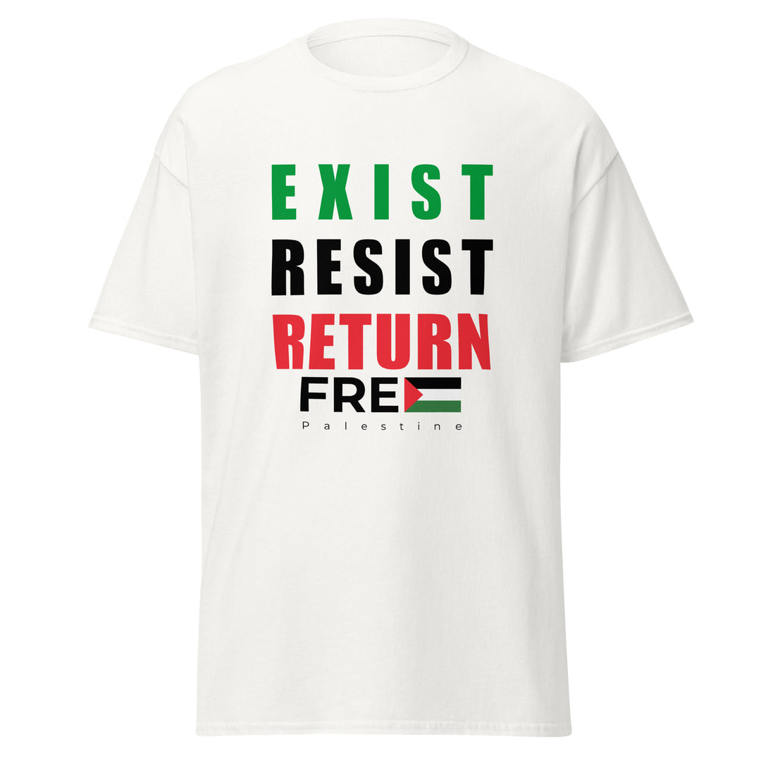 Men’s Classic Tee - Exist. Resist. Return., White