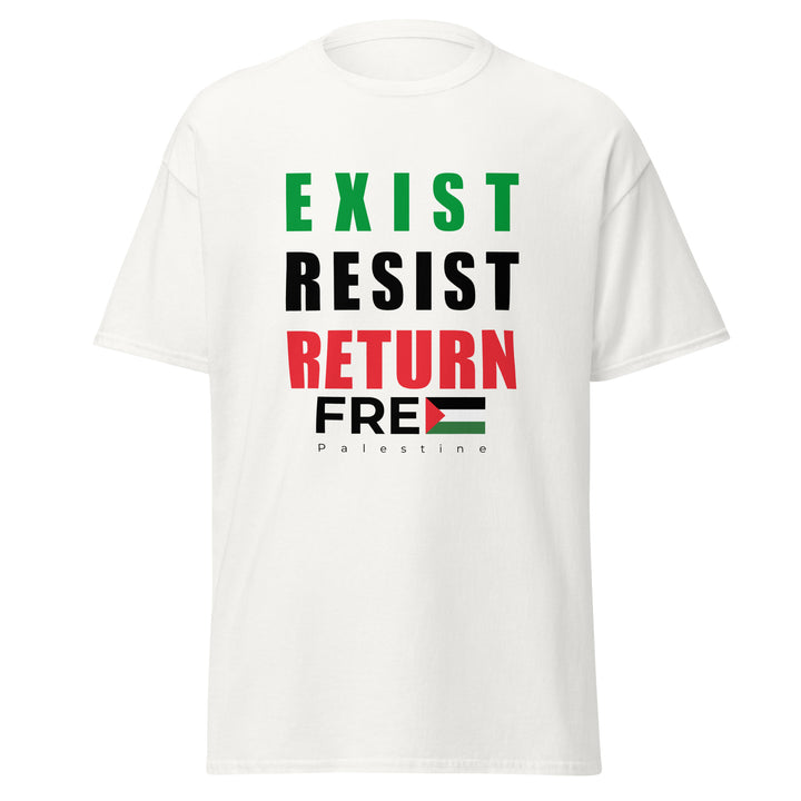 Men’s Classic Tee - Exist. Resist. Return., White