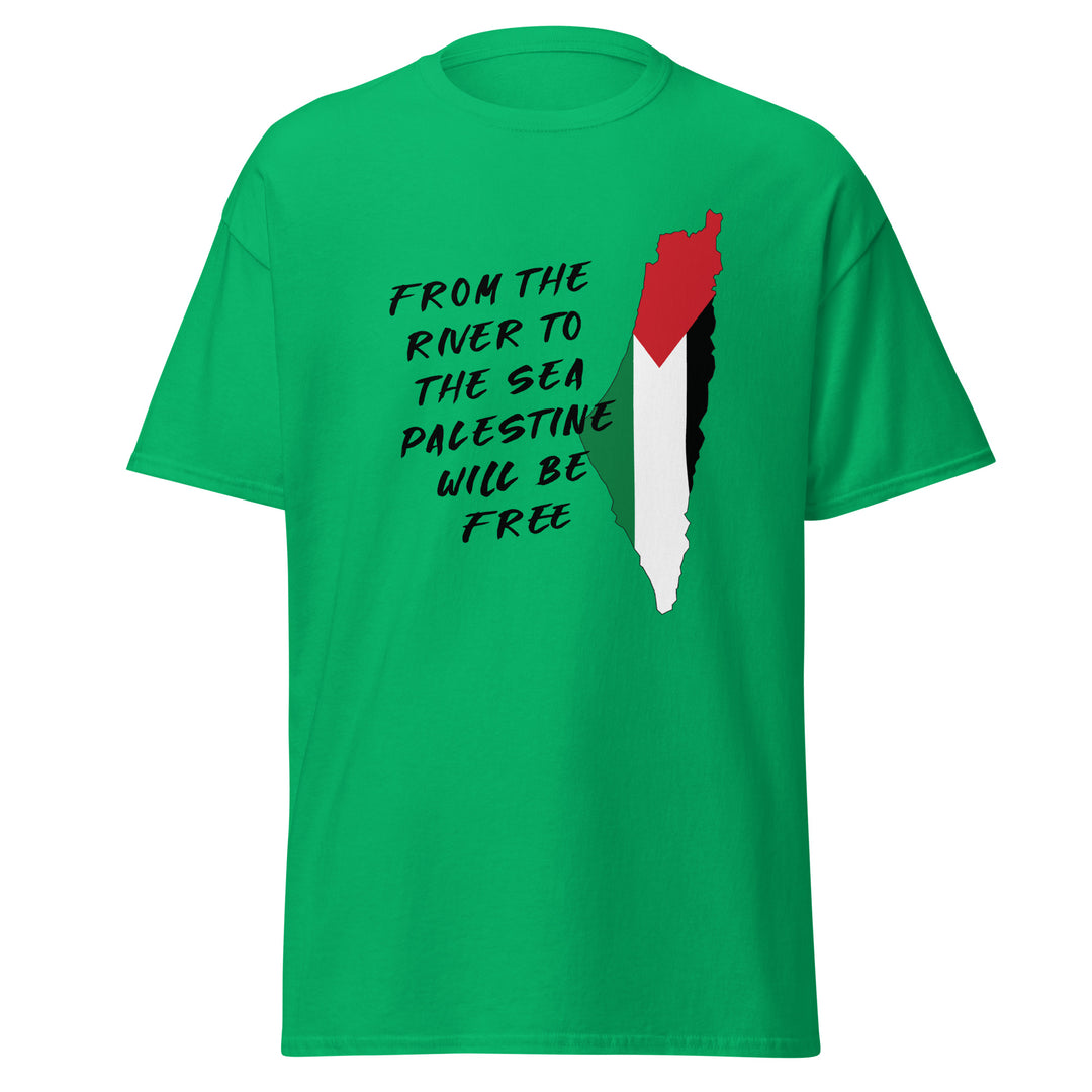 Men’s Classic Tee - From the River to the Sea, Irish Green