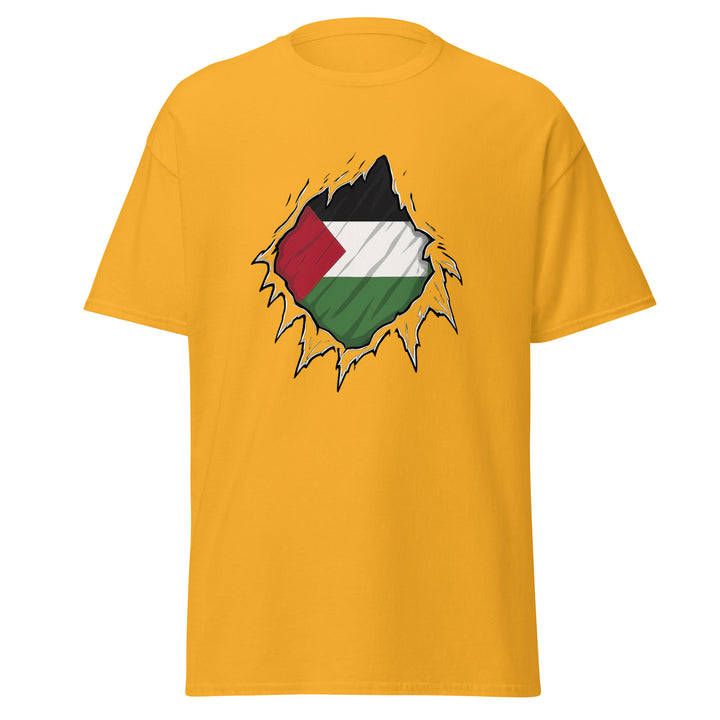 Men’s Classic Tee - Palestine Hero, Gold
