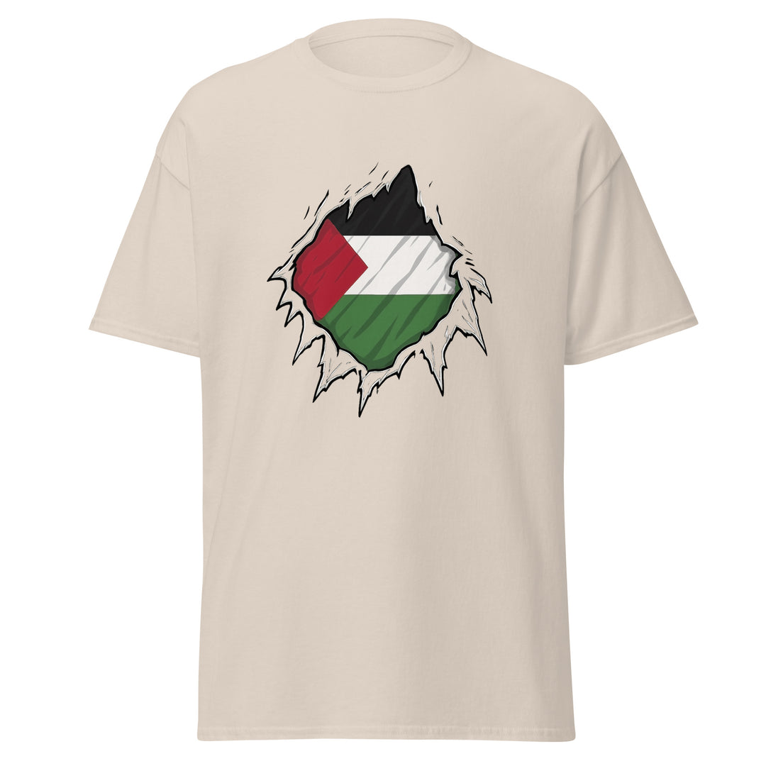 Men’s Classic Tee - Palestine Hero, Natural