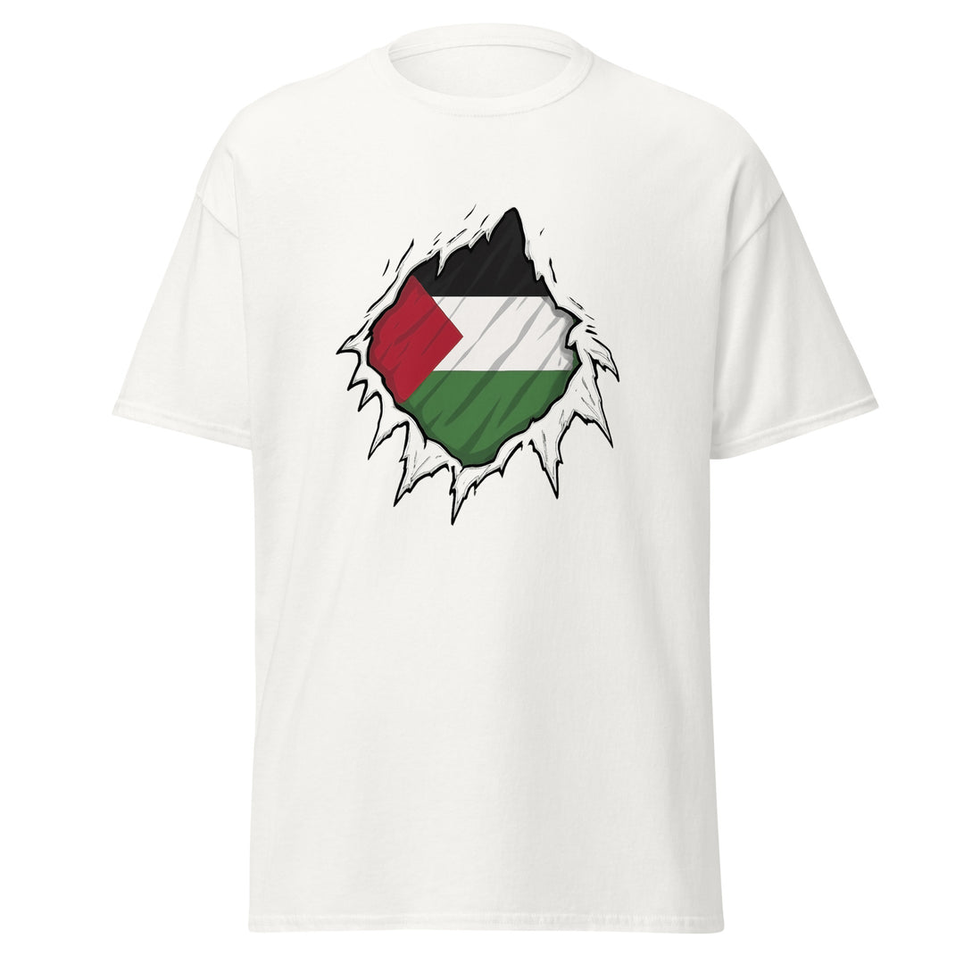 Men’s Classic Tee - Palestine Hero, White