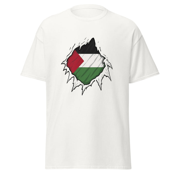 Men’s Classic Tee - Palestine Hero, White