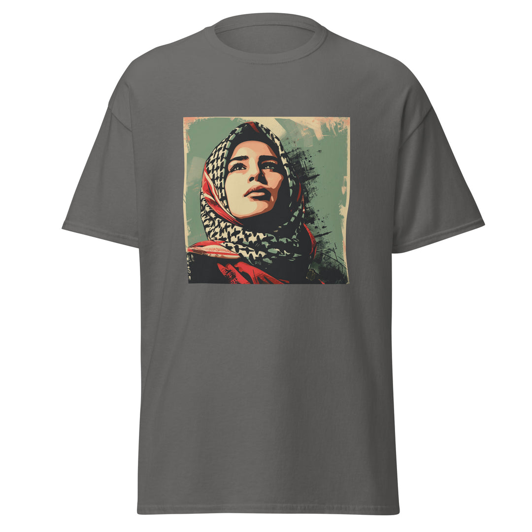 Men’s Classic Tee - Palestine Hope, Charcoal