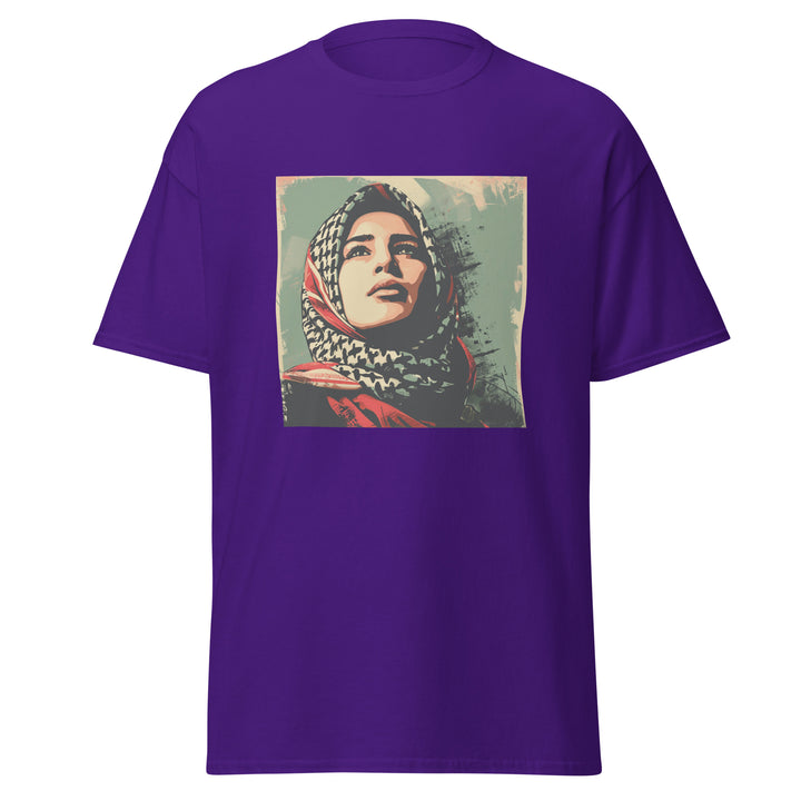 Men’s Classic Tee - Palestine Hope, Purple