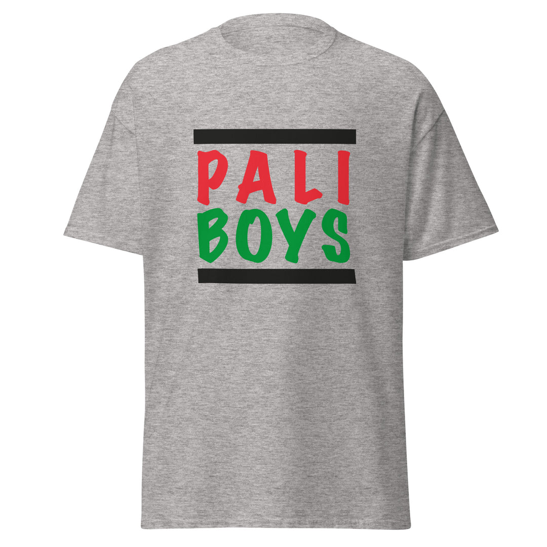 Men’s Classic Tee - Palestinian Boys, Sport Grey