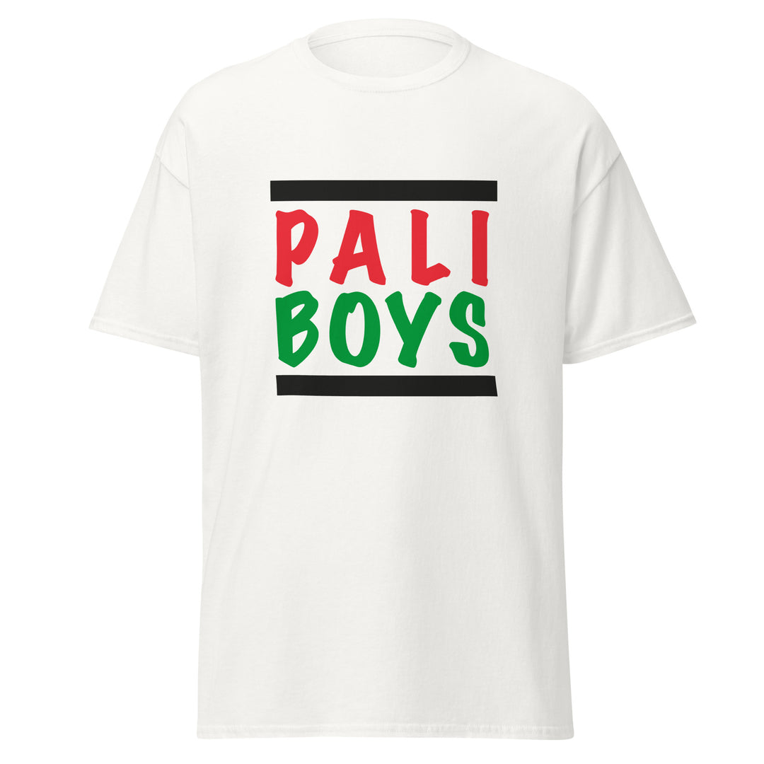 Men’s Classic Tee - Palestinian Boys, White