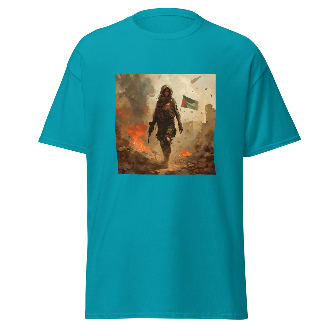 Men’s Classic Tee - Resistance, Tropical Blue