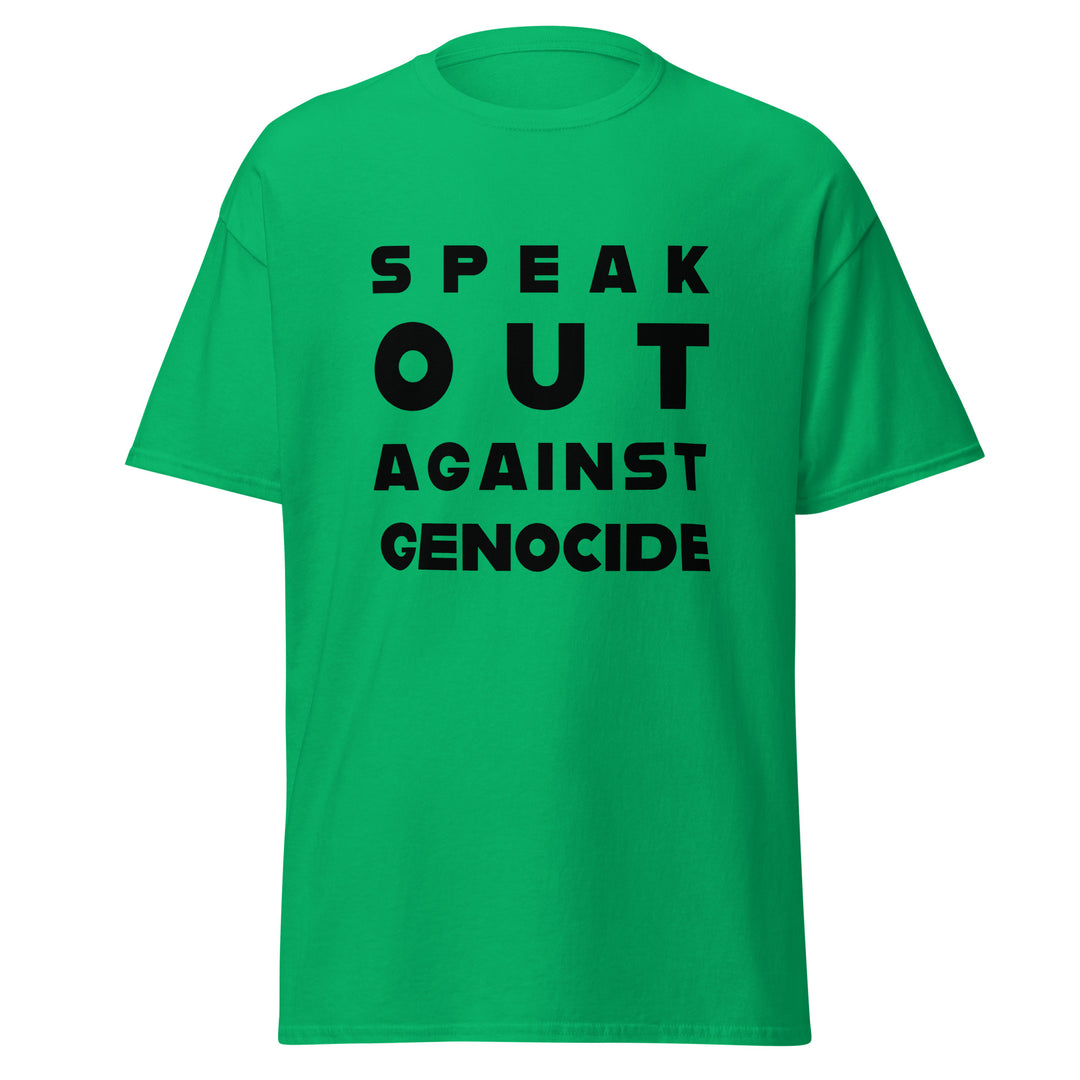 Men’s Classic Tee - Speak Against Genocide, Irish Green