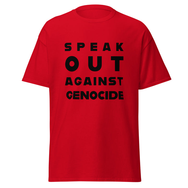 Men’s Classic Tee - Speak Against Genocide, Red