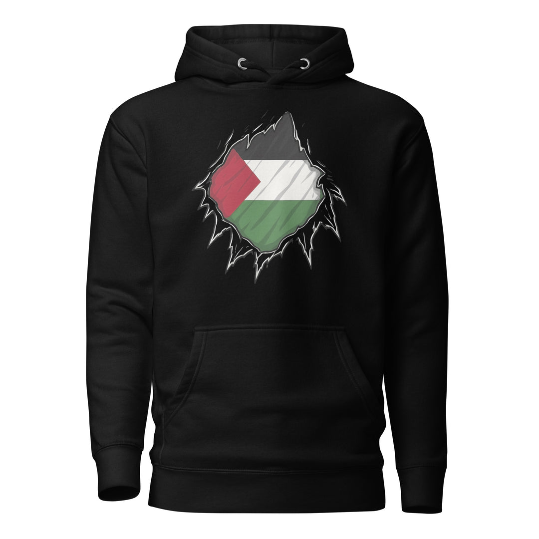 Men’s Hoodie - Palestine Hero, Black