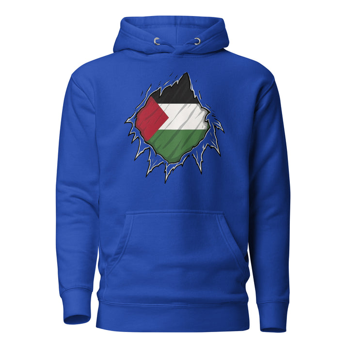 Men’s Hoodie - Palestine Hero, Team Royal