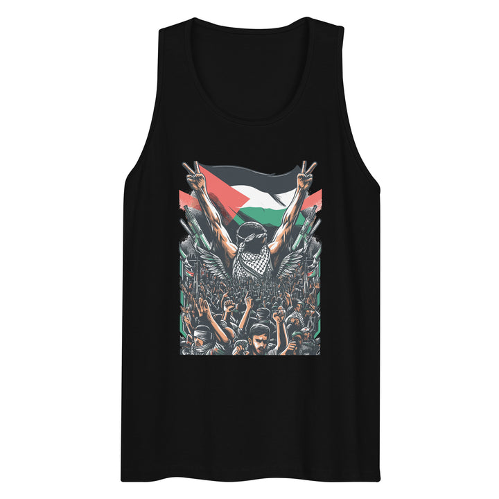 Men’s premium tank top - Art by Moh, Mens Premium Tank Top Black