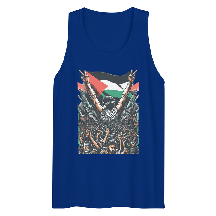 Men’s premium tank top - Art by Moh, Mens Premium Tank Top Team Royal