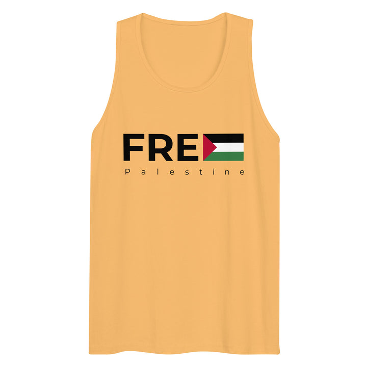 Men’s premium tank top - Free Palestine, Mens Premium Tank Top Squash