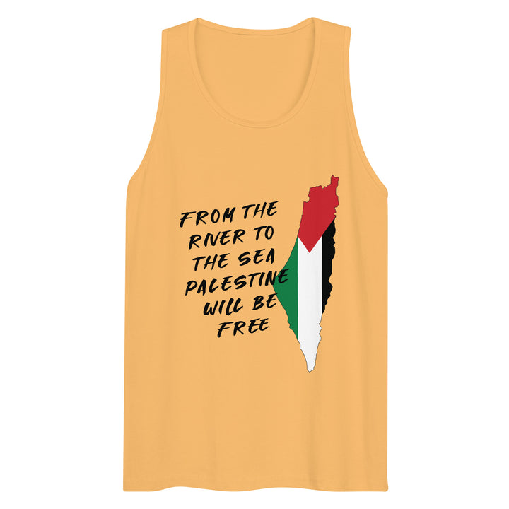 Men’s premium tank top - From the River, Mens Premium Tank Top Squash