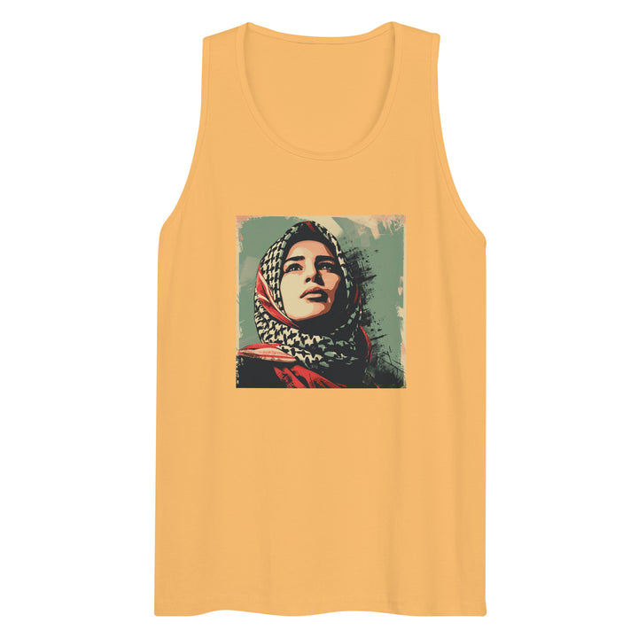 Men’s premium tank top - Palestine Hope, Mens Premium Tank Top Squash