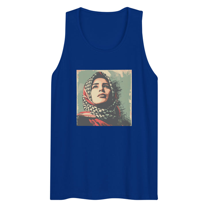 Men’s premium tank top - Palestine Hope, Mens Premium Tank Top Team Royal