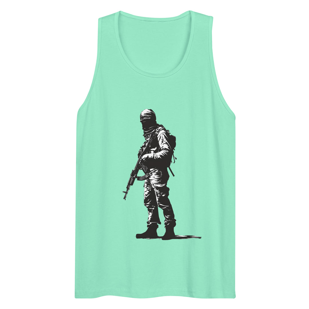 Men’s premium tank top - The Fighter, Mens Premium Tank Top Mint