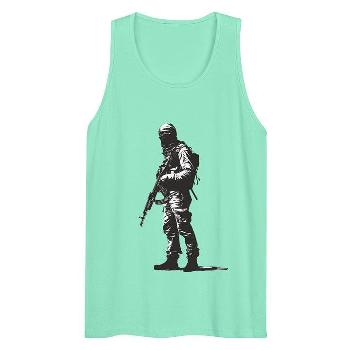 Men’s premium tank top - The Fighter, Mens Premium Tank Top Mint