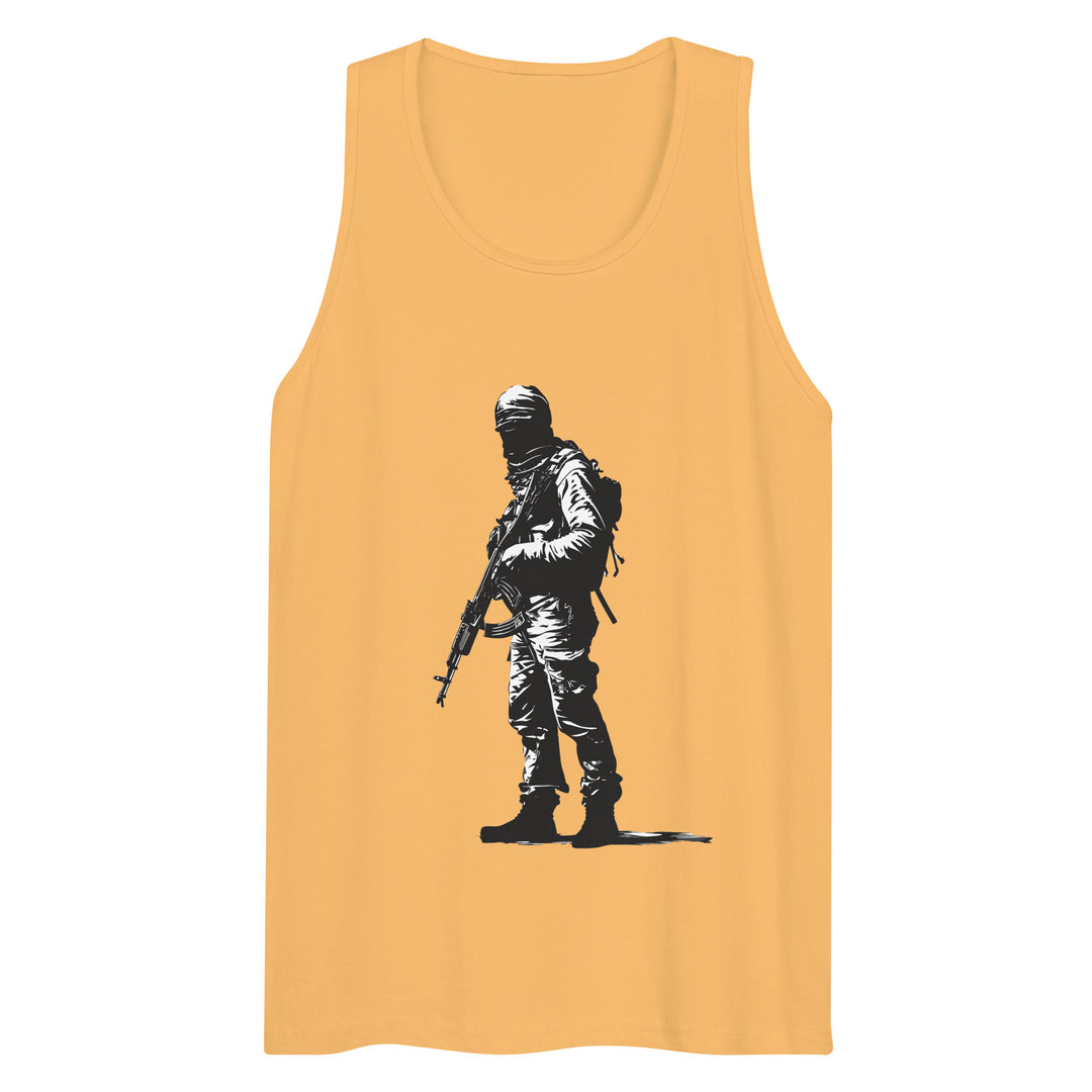 Men’s premium tank top - The Fighter, Mens Premium Tank Top Squash