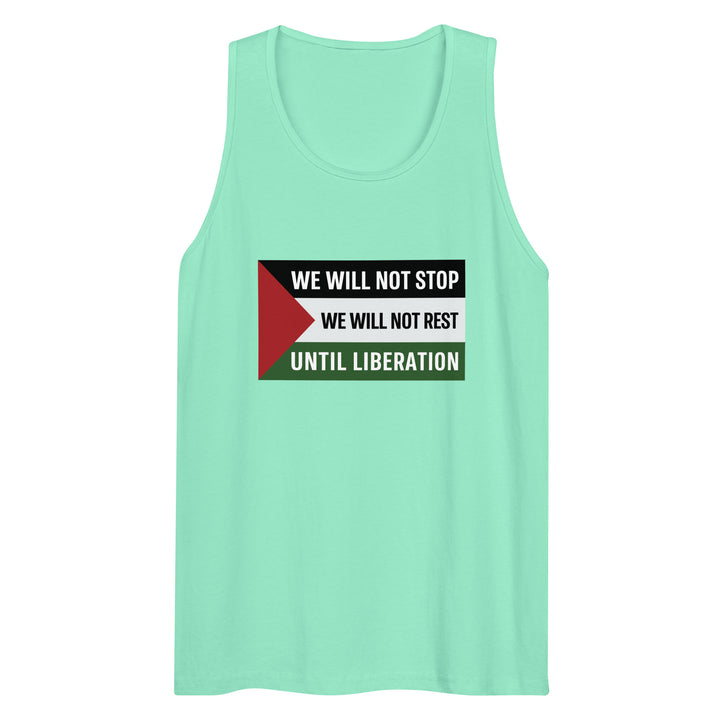 Men’s Premium Tank Top - We Will Not Stop, Mens Premium Tank Top Mint