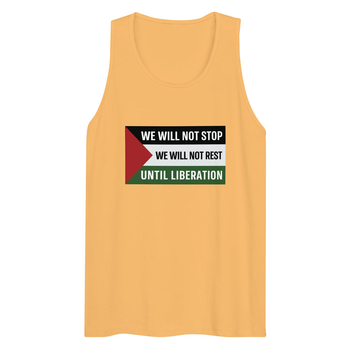Men’s Premium Tank Top - We Will Not Stop, Mens Premium Tank Top Squash