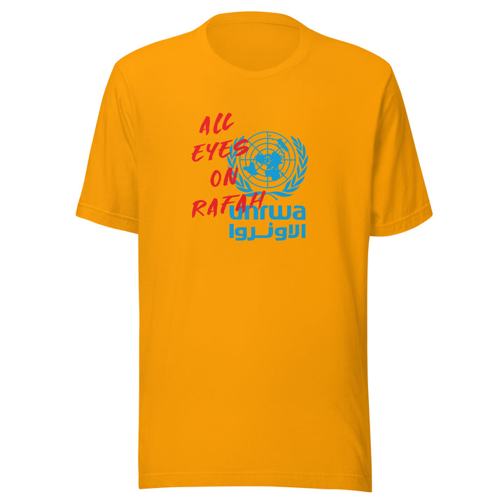 Men t-shirt - All Eyes on Rafah, T Shirt Gold