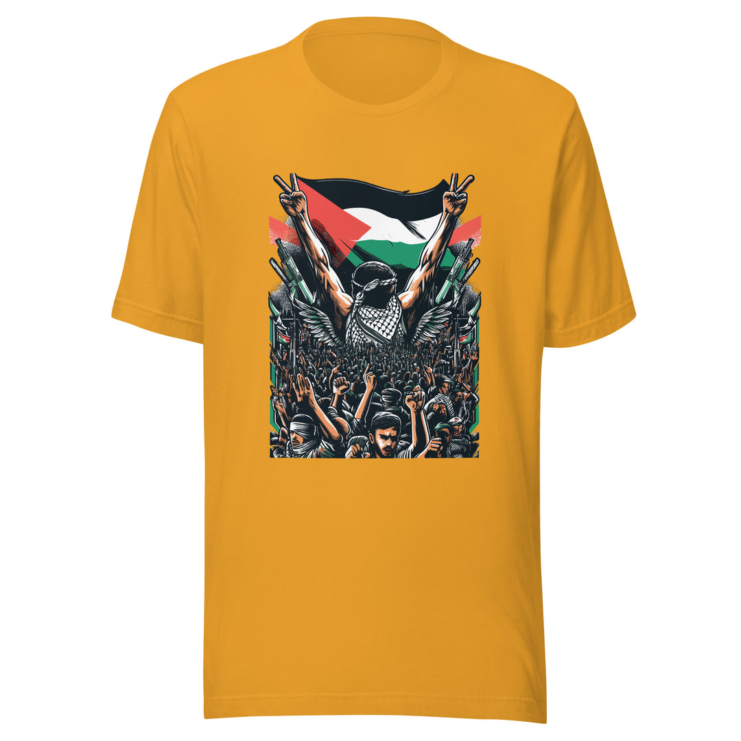 Men t-shirt - Art by Moh, T Shirt Mustard