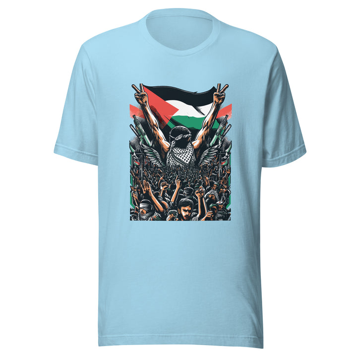 Men t-shirt - Art by Moh, T Shirt Ocean Blue