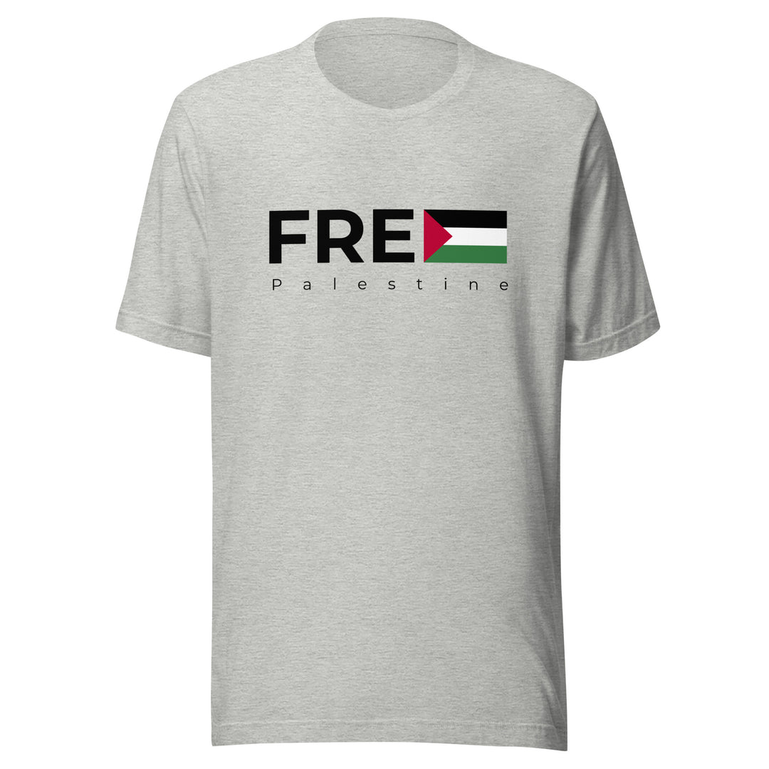 Men T-Shirt - Free Palestine, T Shirt Athletic Heather