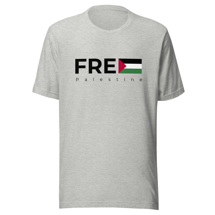 Men T-Shirt - Free Palestine, T Shirt Athletic Heather