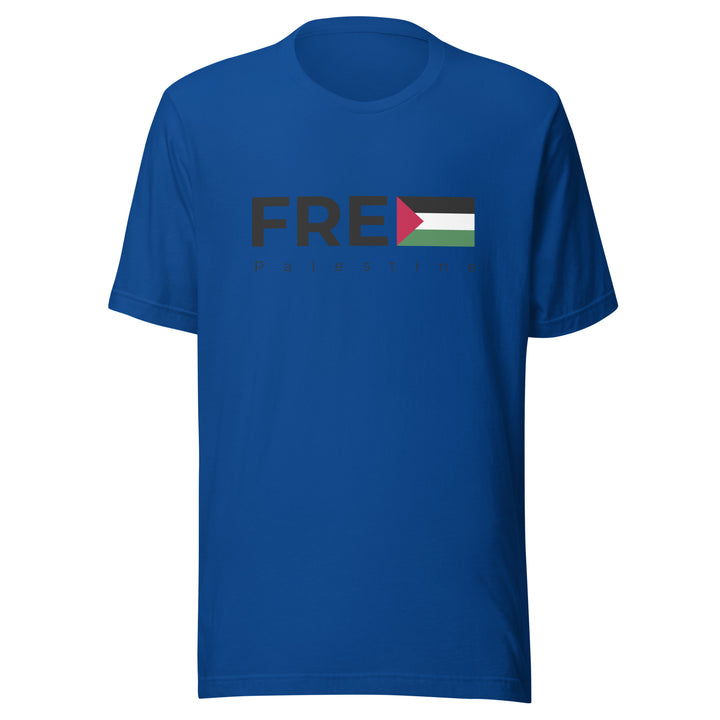 Men T-Shirt - Free Palestine, T Shirt True Royal
