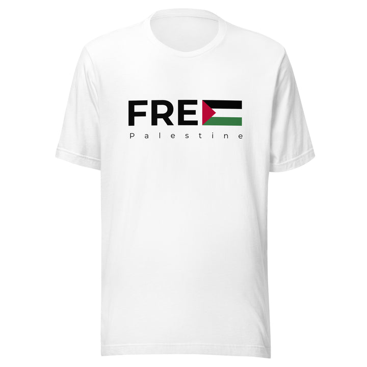 Men T-Shirt - Free Palestine, T Shirt White