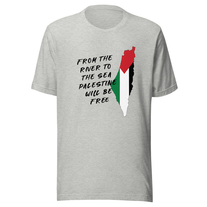 Men T-Shirt - From the River to the Sea, T Shirt Athletic Heather