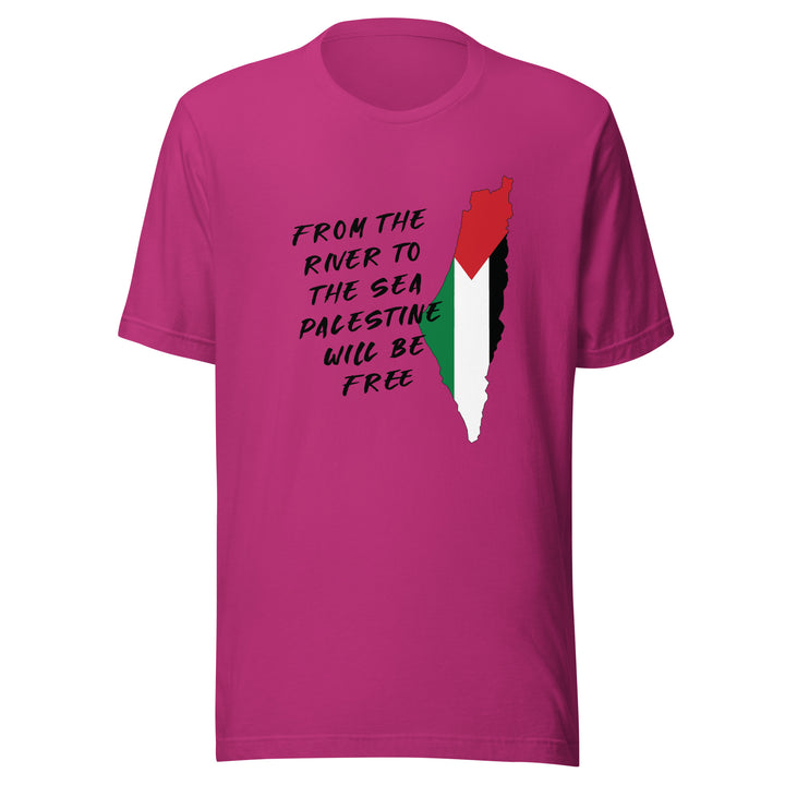 Men T-Shirt - From the River to the Sea, T Shirt Berry