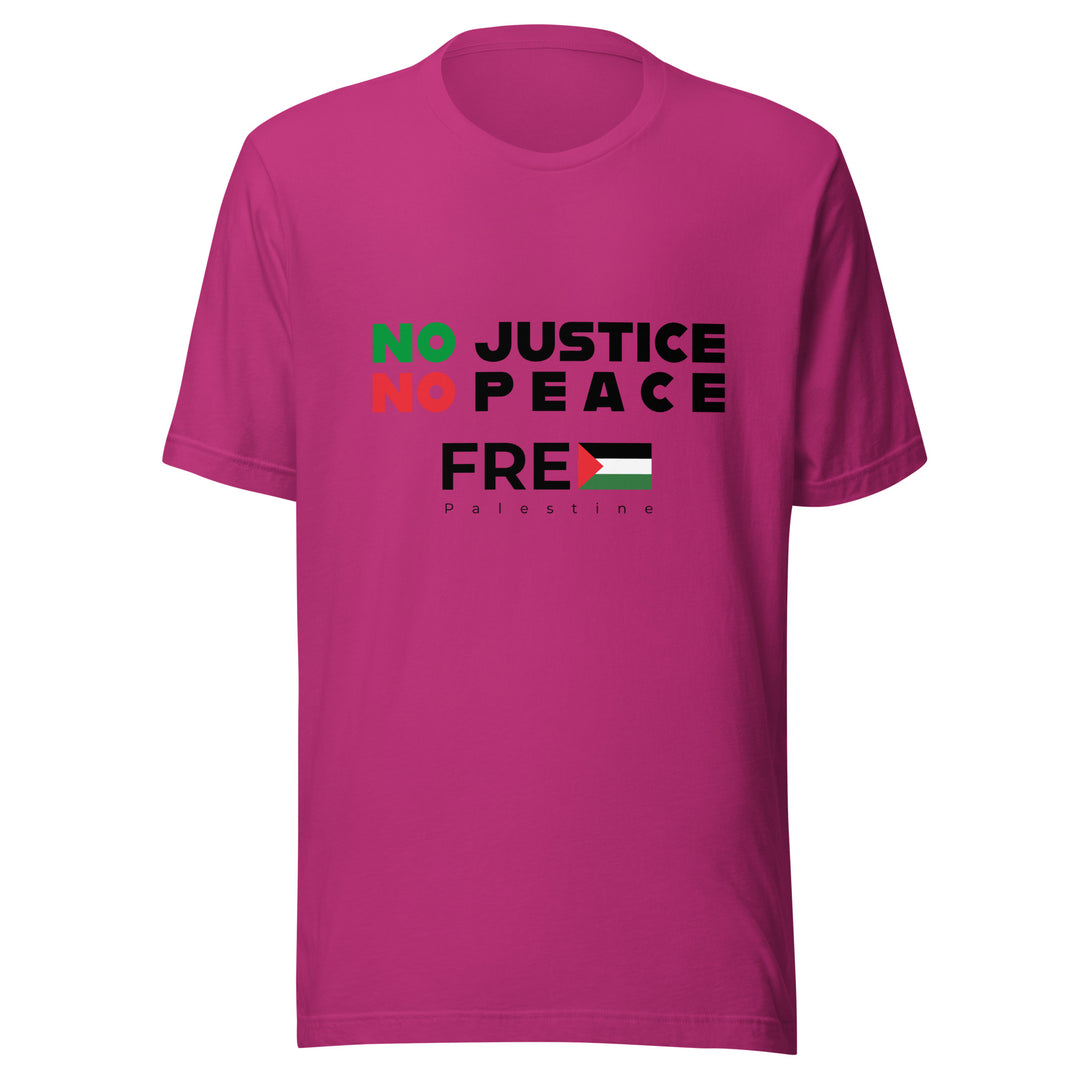 Men T-Shirt - No Justice No Peace, T Shirt Berry