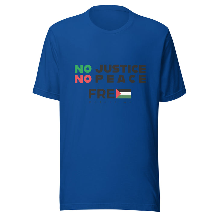 Men T-Shirt - No Justice No Peace, T Shirt True Royal