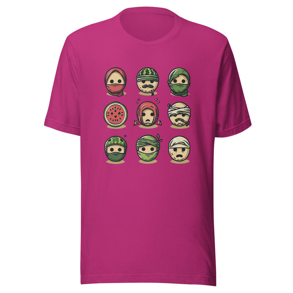 Men t-shirt - Palestine Emoji, T Shirt Berry
